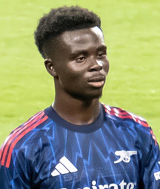 Bukayo Saka portrait